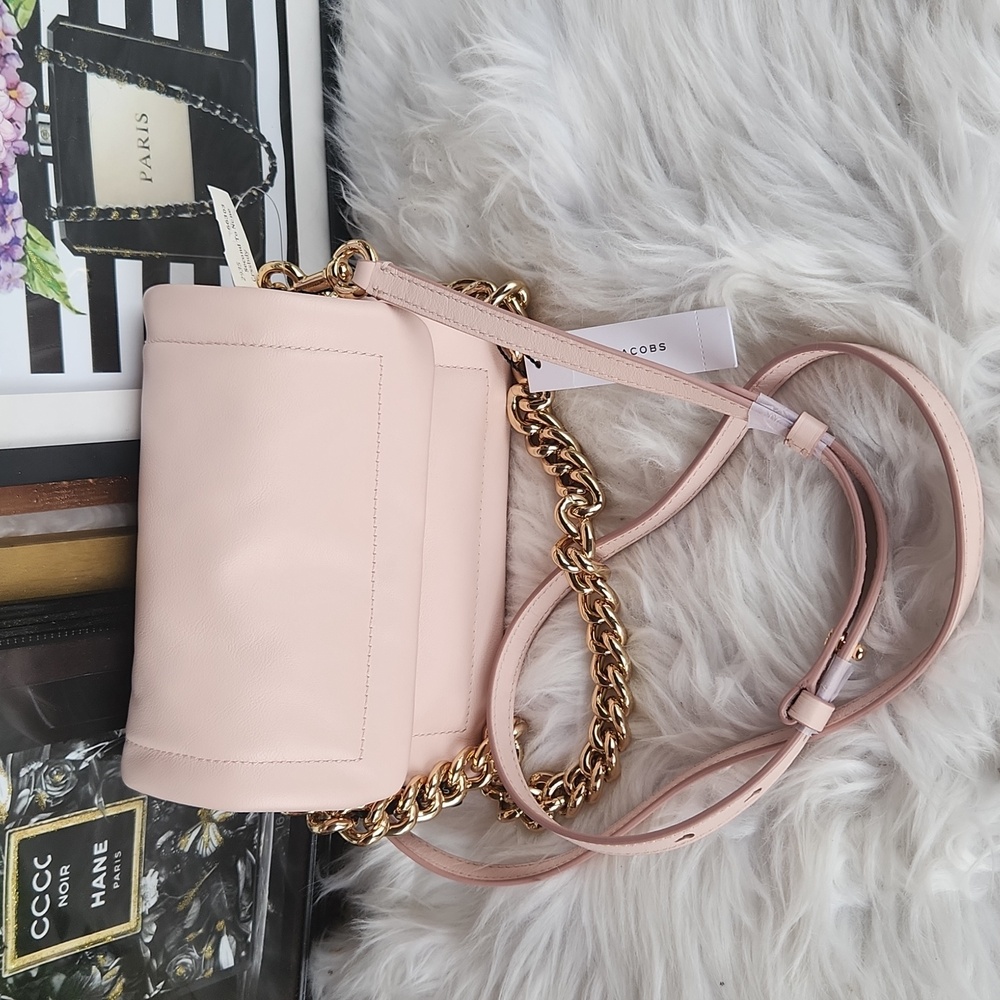 MARC JACOBS PINK PILLOW LEATHER CROSSBODY NWT